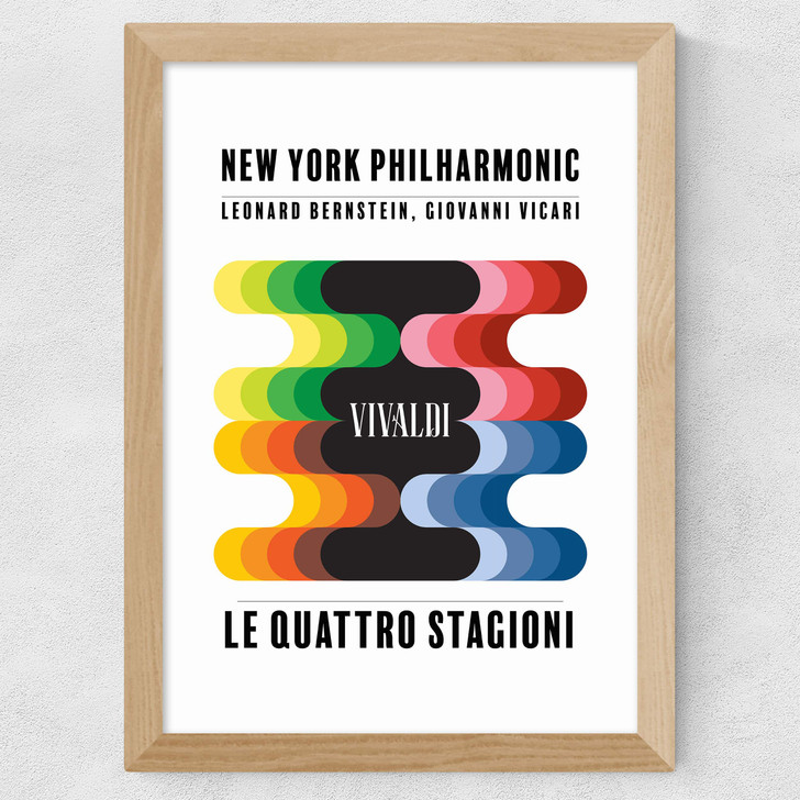 Le Quattro Stagioni Wide Oak Frame