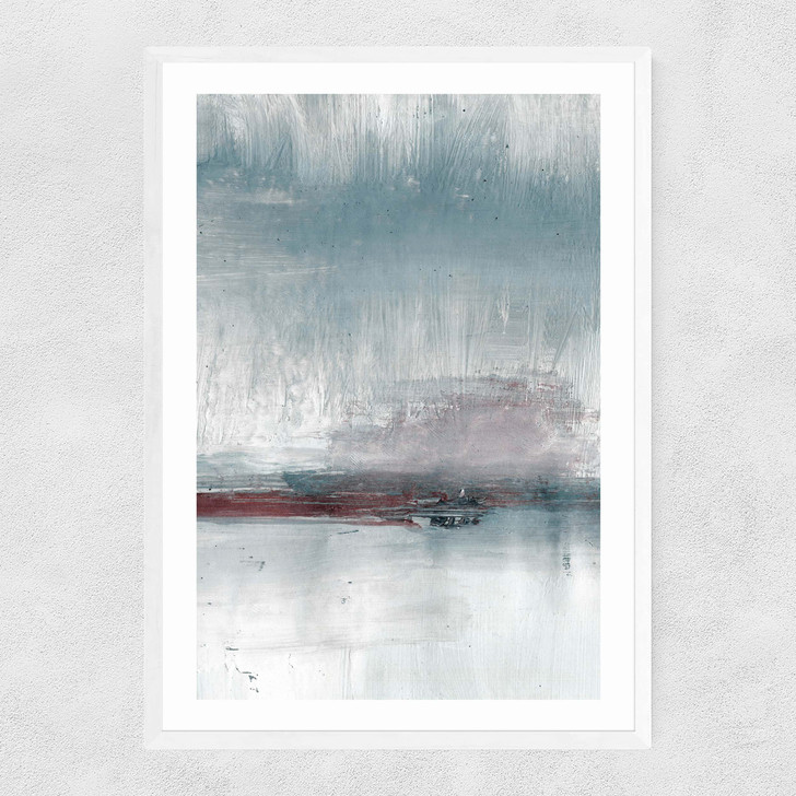 Drama Narrow White Frame