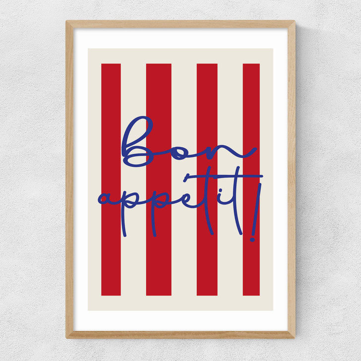 Bonn Appetit Narrow Oak Frame Bonn Appetit Narrow Oak Frame