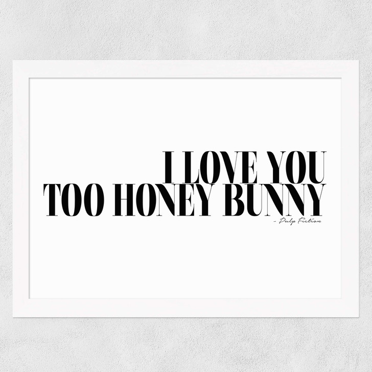 Honey Bunny Wide White Frame Honey Bunny Wide White Frame