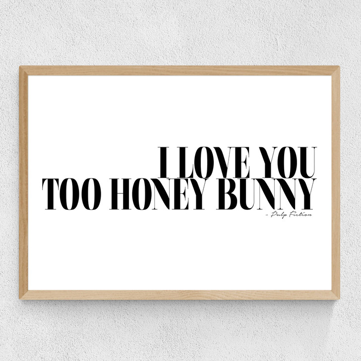 Honey Bunny Medium Oak Frame