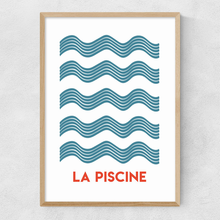 La Piscine Narrow Oak Frame