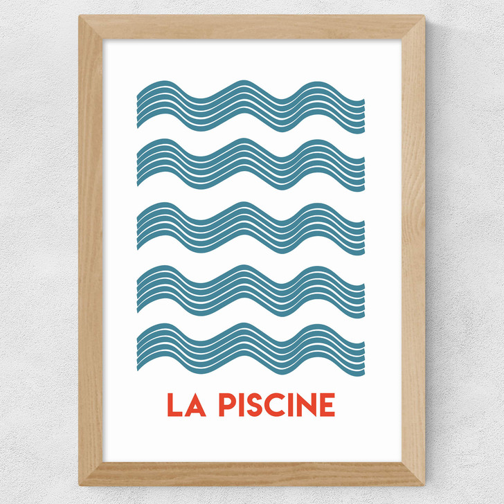 La Piscine Wide Oak Frame