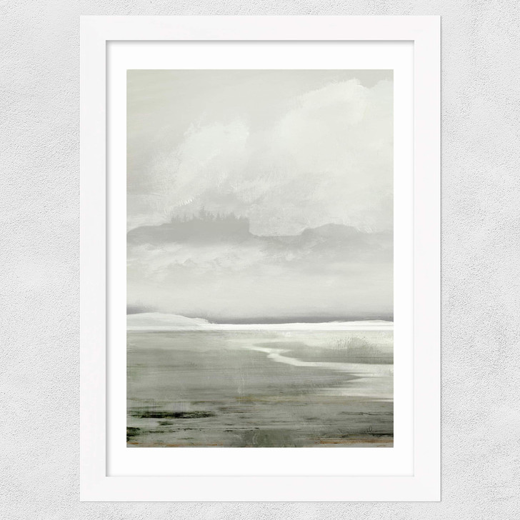 Lakes Wide White Frame Lakes Wide White Frame