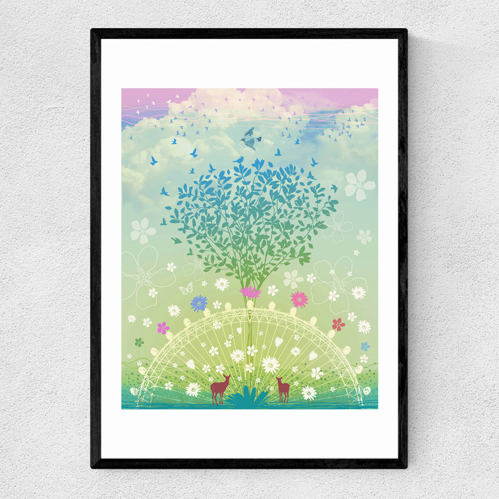 London Love Narrow Black Frame London Love Narrow Black Frame