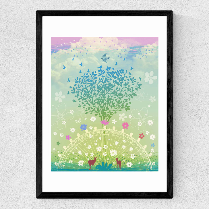 London Love Medium Black Frame London Love Medium Black Frame