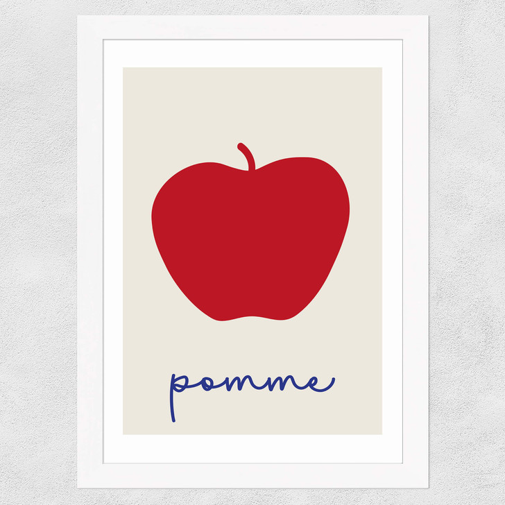 Pomme Wide White Frame