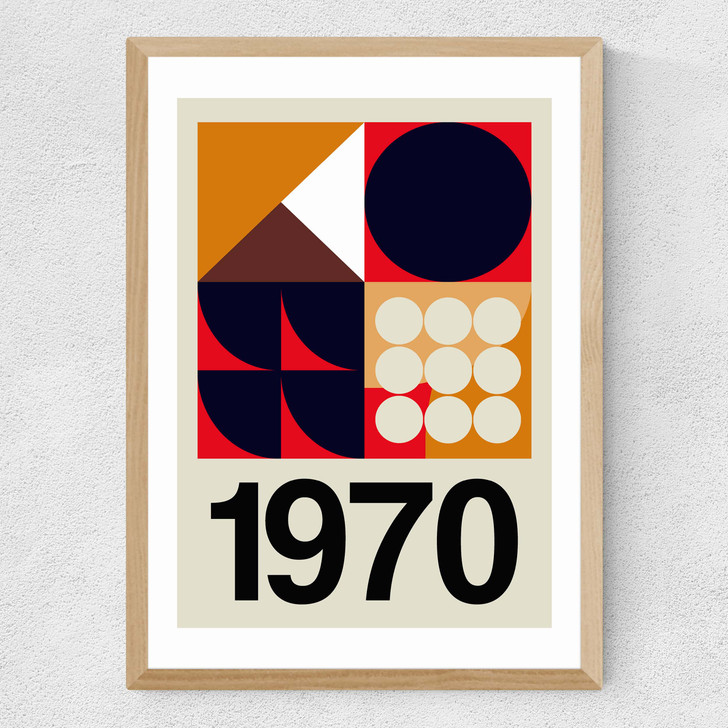 UKIYO 1970 Medium Oak Frame