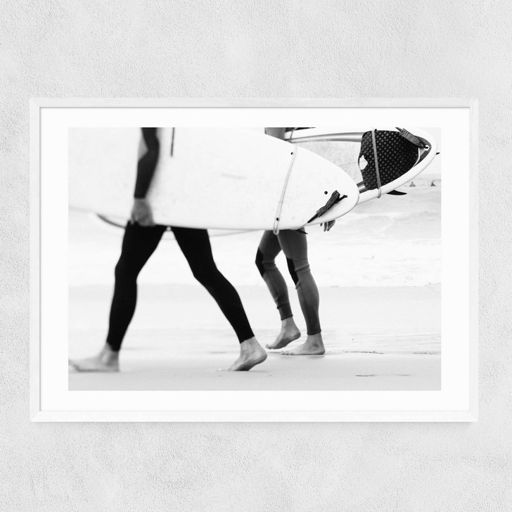 Catch a Wave Narrow White Frame Catch a Wave Narrow White Frame