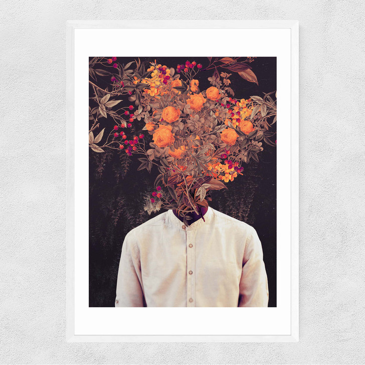 Bloom Narrow White Frame