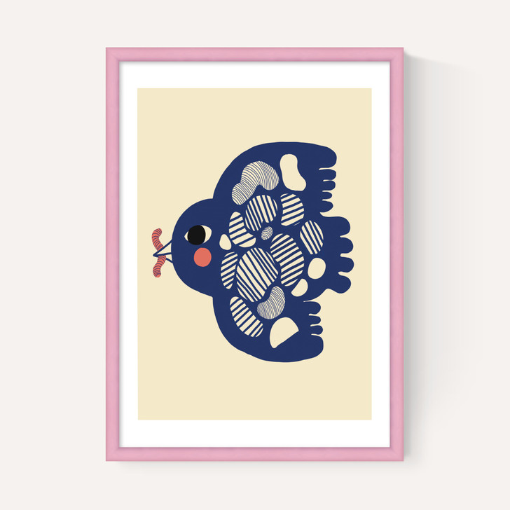 Bird With Worm