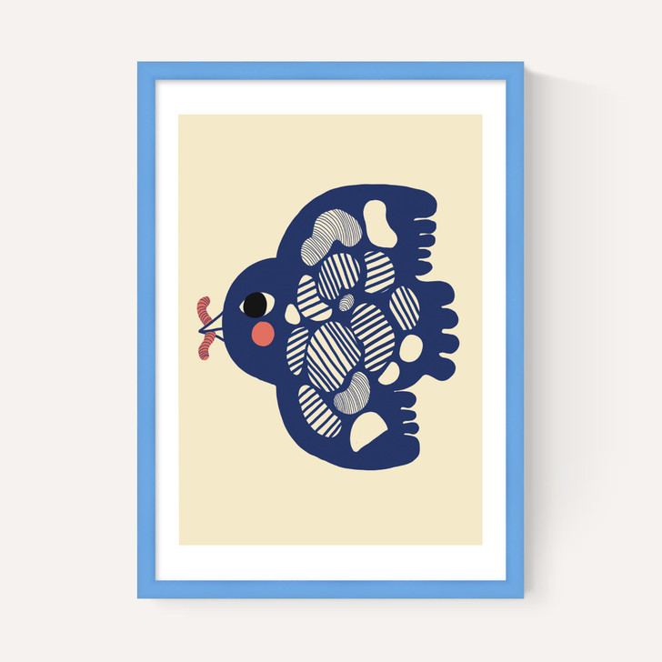 Bird With Worm