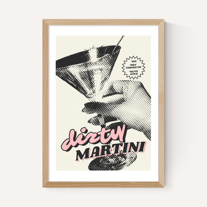Retro Dirty Martini