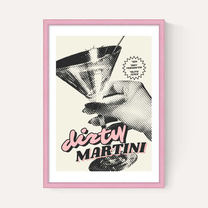 Retro Dirty Martini