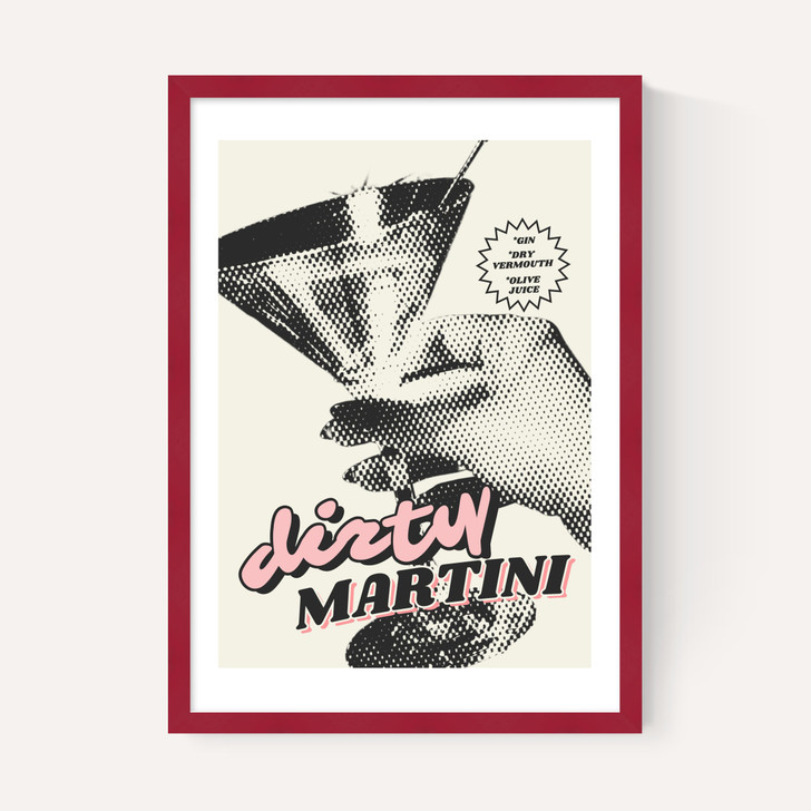 Retro Dirty Martini