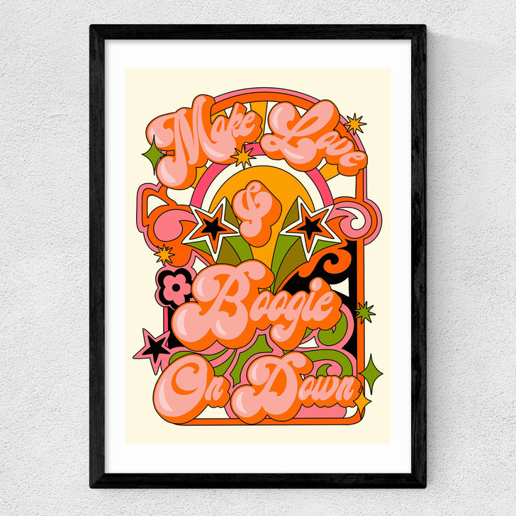 Boogie On Down Medium Black Frame