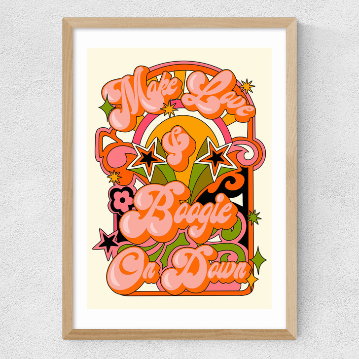 Boogie On Down Medium Oak Frame