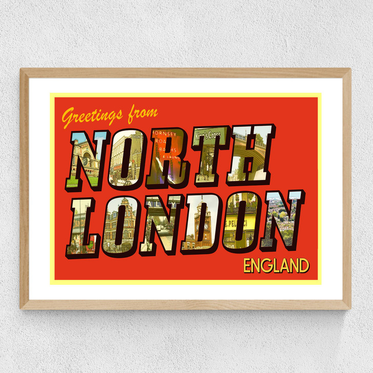 North London Medium Oak Frame