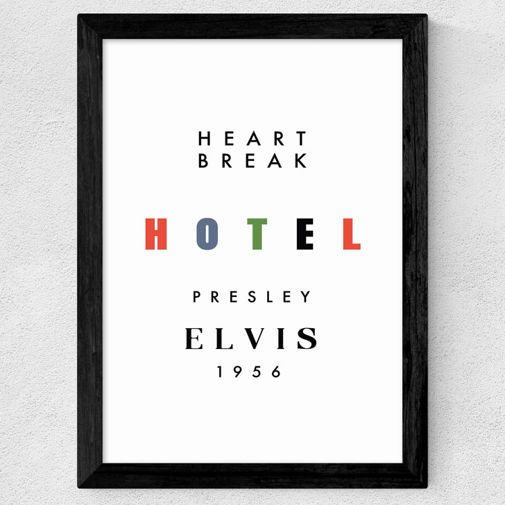 Heartbreak Hotel Wide Black Frame Heartbreak Hotel Wide Black Frame