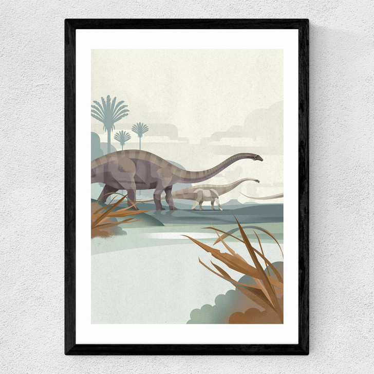 Diplodocus Medium Black Frame