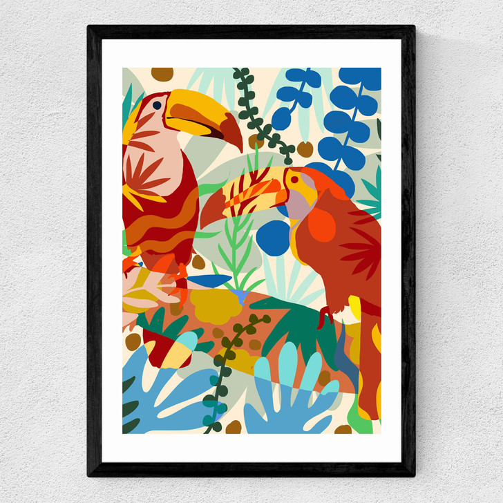 A Toucan of My Affection Medium Black Frame A Toucan of My Affection Medium Black Frame