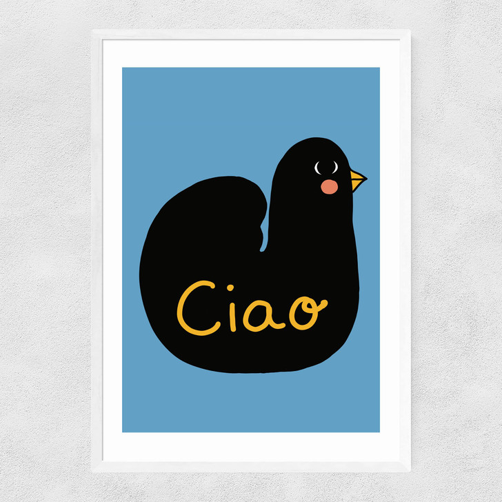 Ciao Bird Narrow White Frame