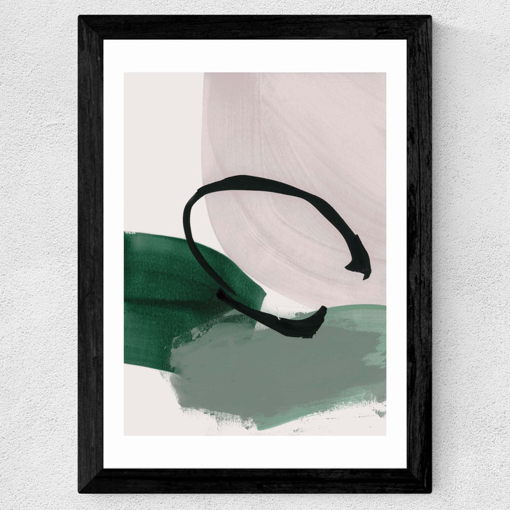 Minimalist Painting I Wide Black Frame Minimalist Painting I Wide Black Frame