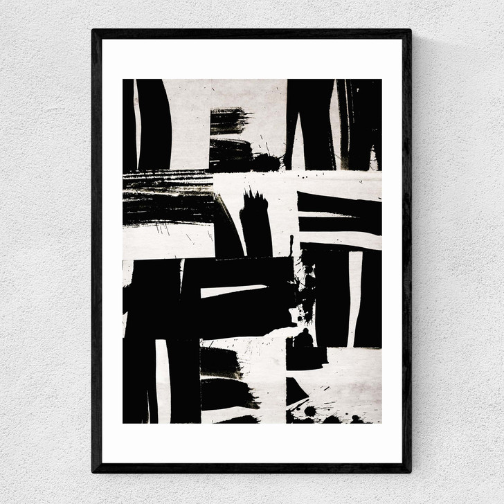 Wabi sabi II Narrow Black Frame