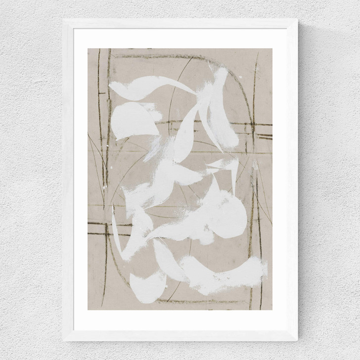 19 Medium White Frame