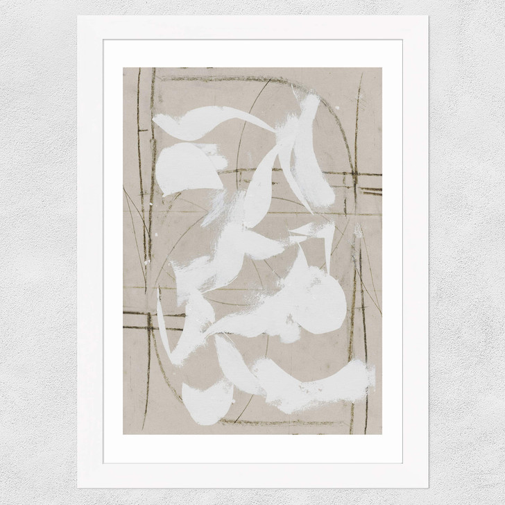 19 Wide White Frame