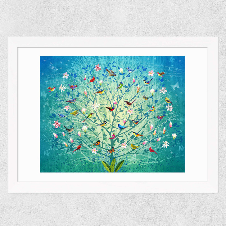 The Singing Tree Wide White Frame The Singing Tree Wide White Frame