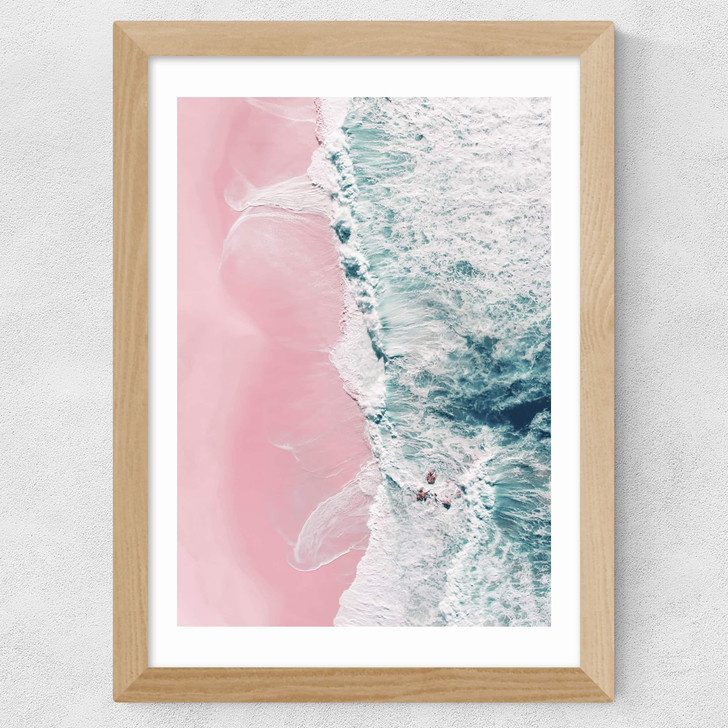 Sea of Love II Wide Oak Frame Sea of Love II Wide Oak Frame
