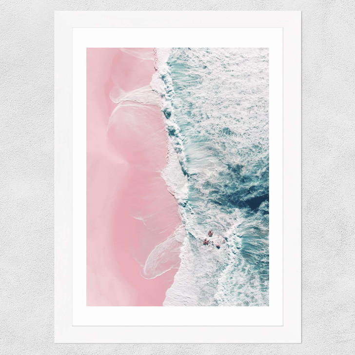 Sea of Love II Wide White Frame Sea of Love II Wide White Frame