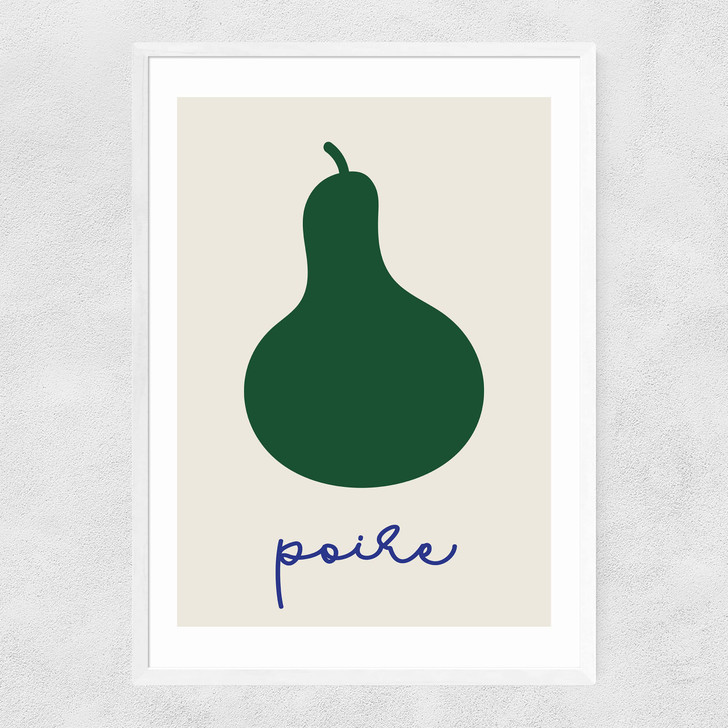 Poire Narrow White Frame Poire Narrow White Frame
