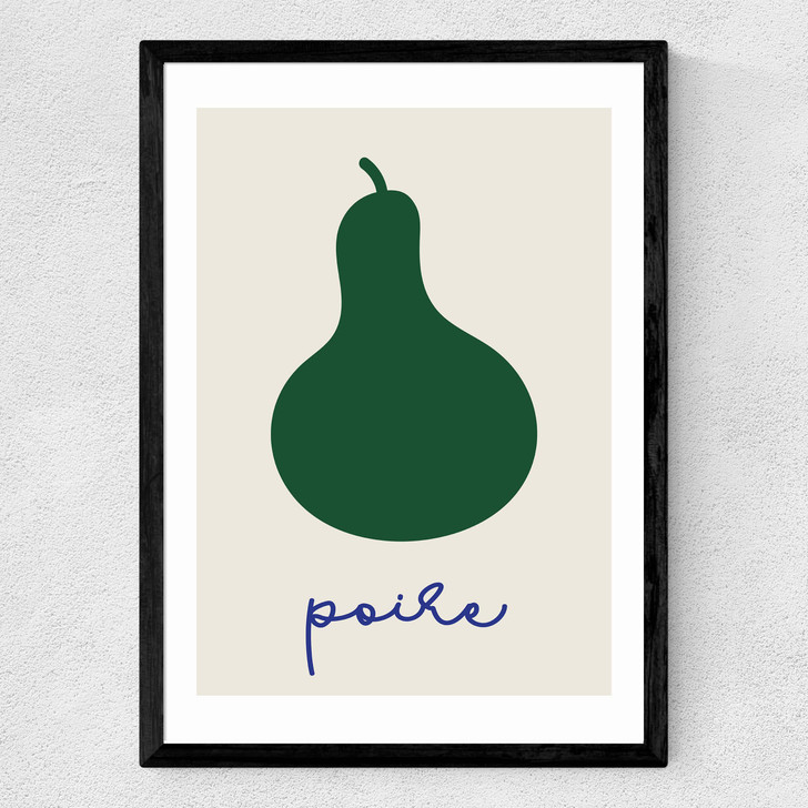 Poire Medium Black Frame