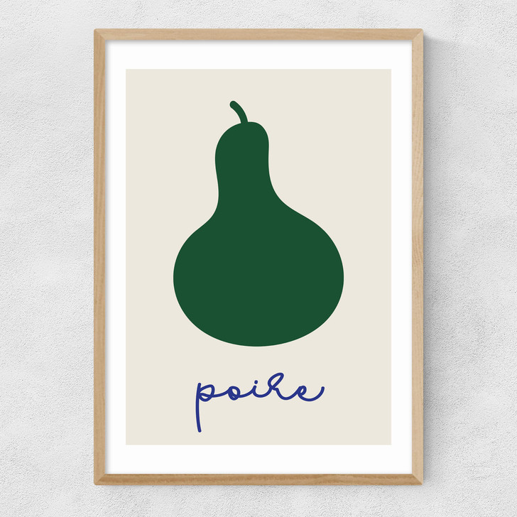 Poire Narrow Oak Frame
