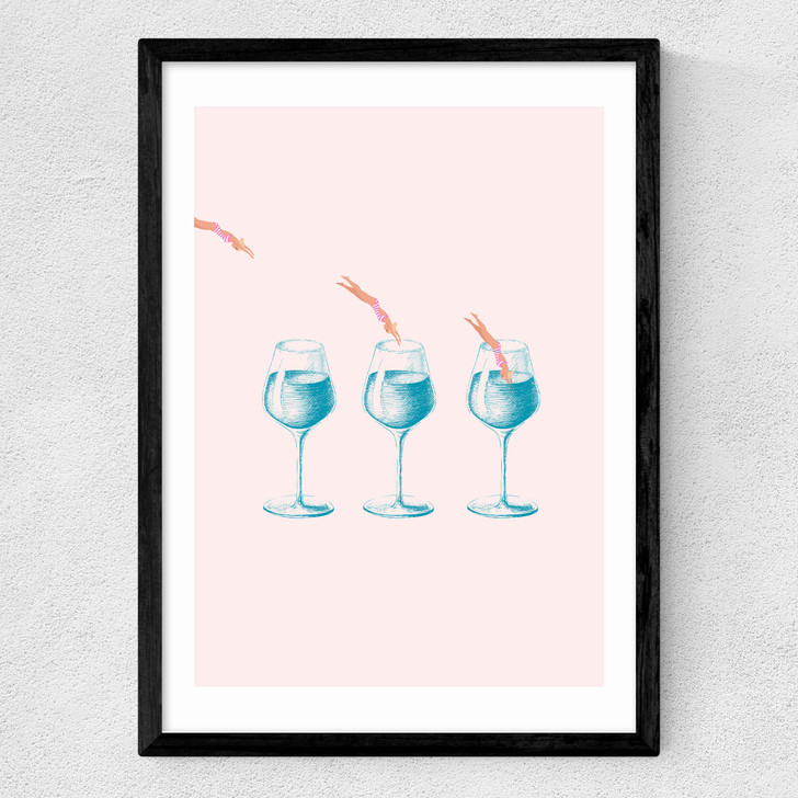 Wine Dive Medium Black Frame Wine Dive Medium Black Frame