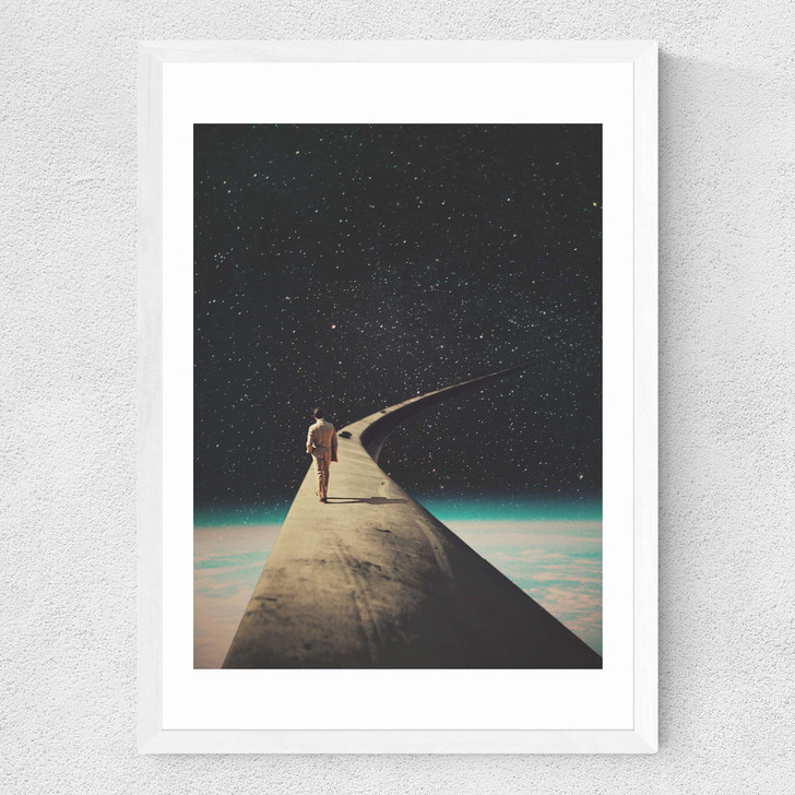 We Chose This Road My Dear Medium White Frame We Chose This Road My Dear Medium White Frame