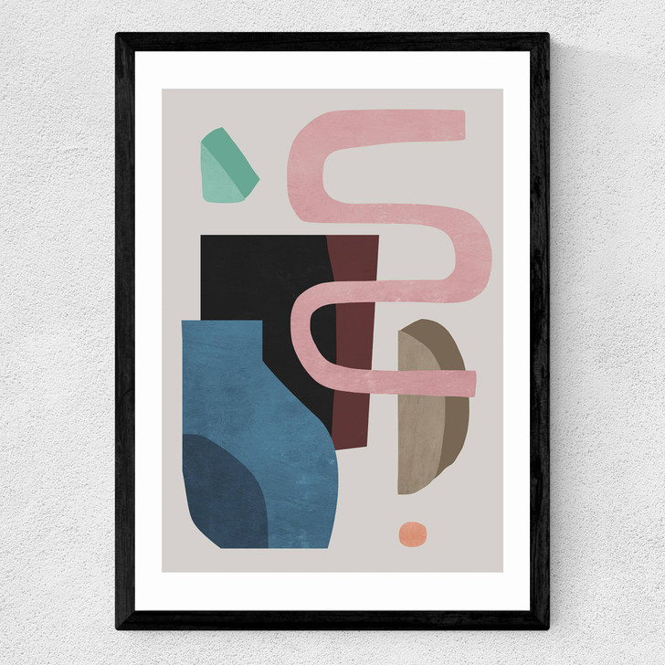 Motel by Dan Hobday Medium Black Frame Motel by Dan Hobday Medium Black Frame