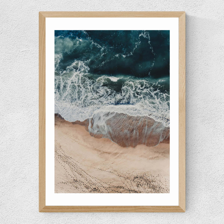 Sands of Gold Medium Oak Frame