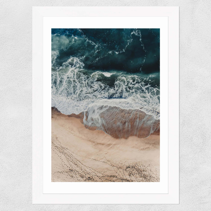 Sands of Gold Wide White Frame