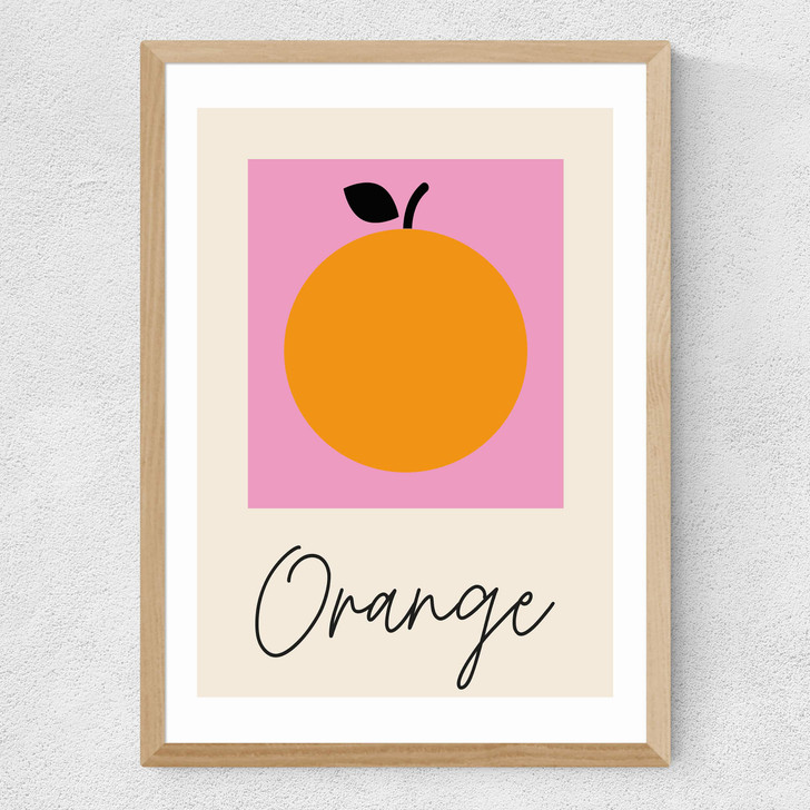 Orange Medium Oak Frame