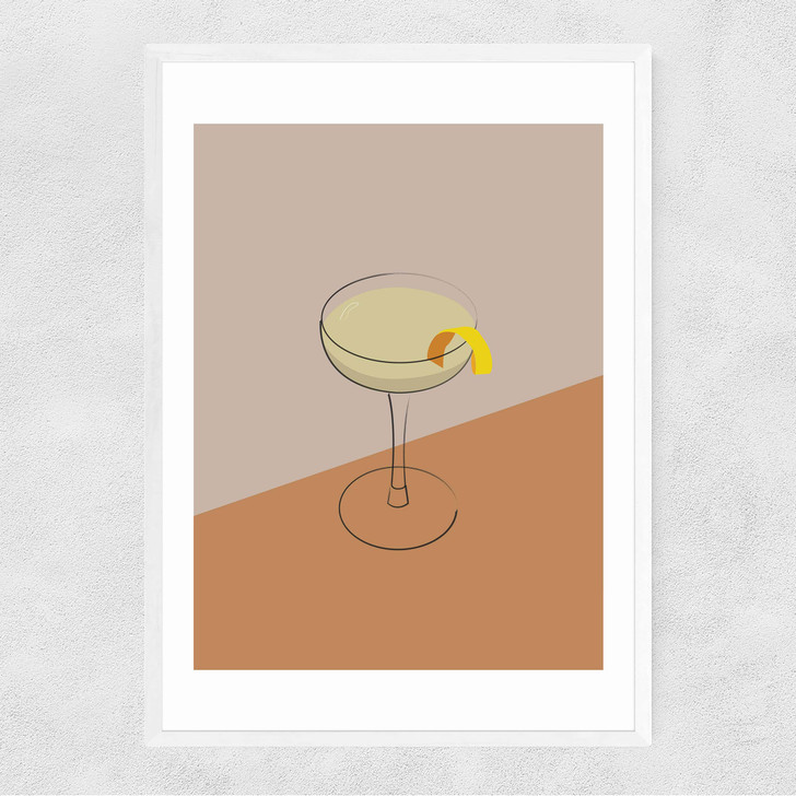 Margarita by Flower Love Child Narrow White Frame