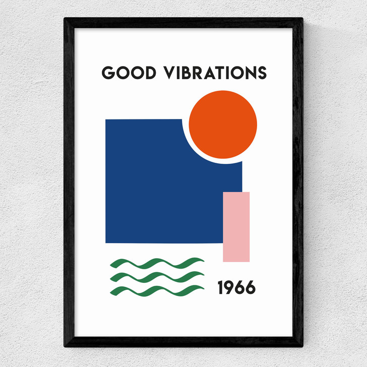 Good Vibrations Medium Black Frame