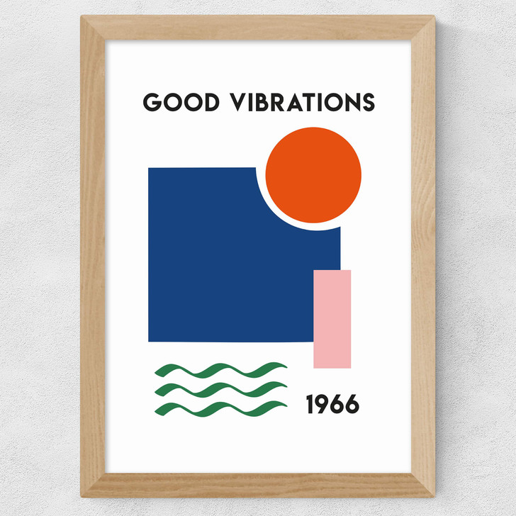 Good Vibrations Wide Oak Frame