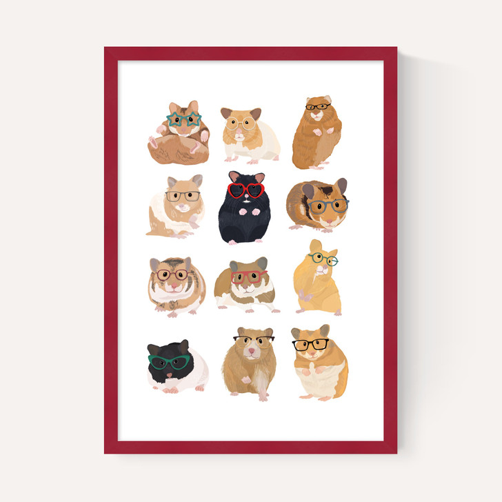 Hamsters in Glasses