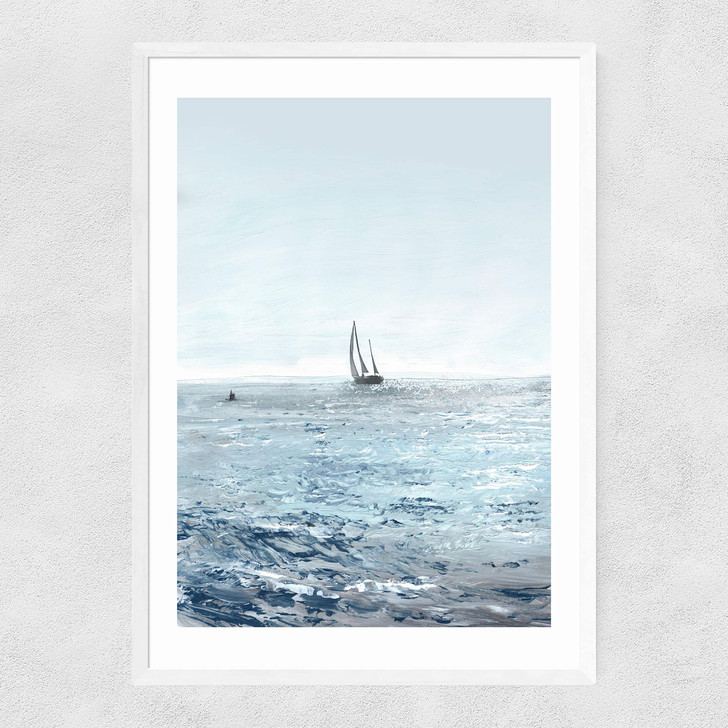 Sunlight Bay Narrow White Frame