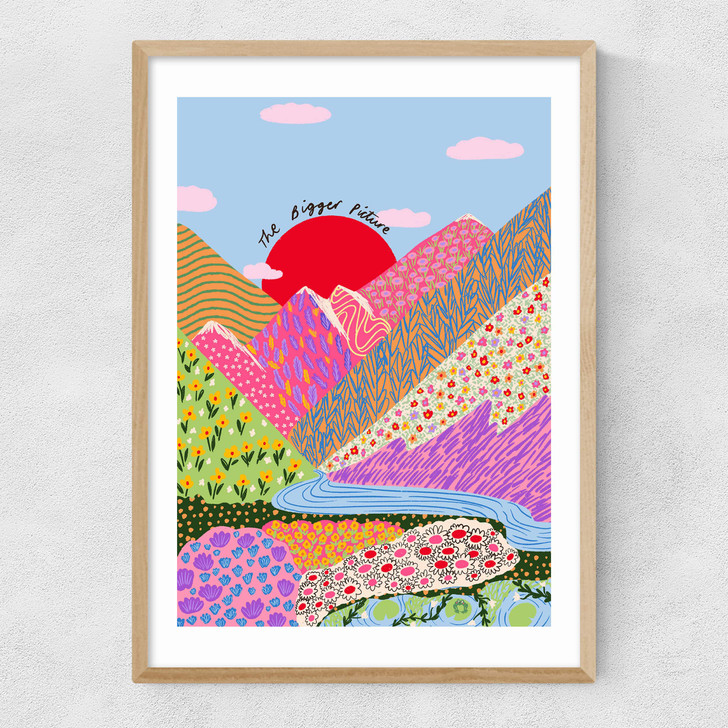 Bigger Picture Narrow Oak Frame Bigger Picture Narrow Oak Frame