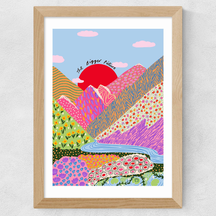 Bigger Picture Wide Oak Frame Bigger Picture Wide Oak Frame