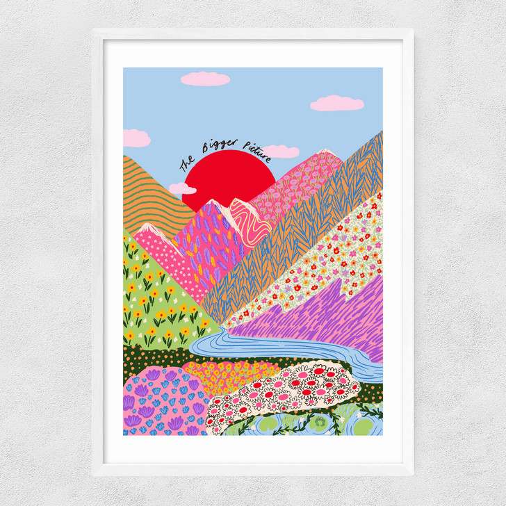 Bigger Picture Narrow White Frame